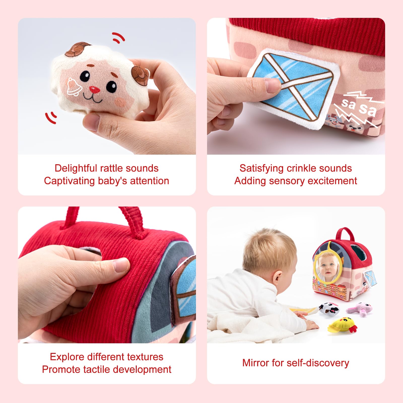 Padonise gift-ready baby toy set—perfect for baby showers and birthdays.