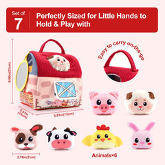 Padonise soft fabric animals are safe, cozy, and easy to hug.