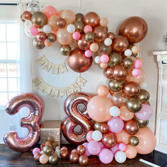 Paeyeq apricot latex balloons 12in warm tones for cozy party setups