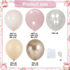Paeyeq champagne gold 10-inch balloon creates a chic shimmer.