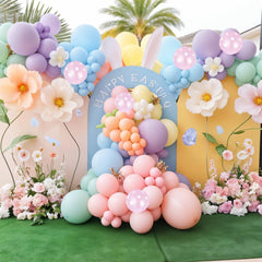 Paeyeq light pink 10in balloons add delicate charm to themes.
