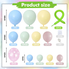 Paeyeq pastel blue 18in balloon adds spring flair to celebrations.