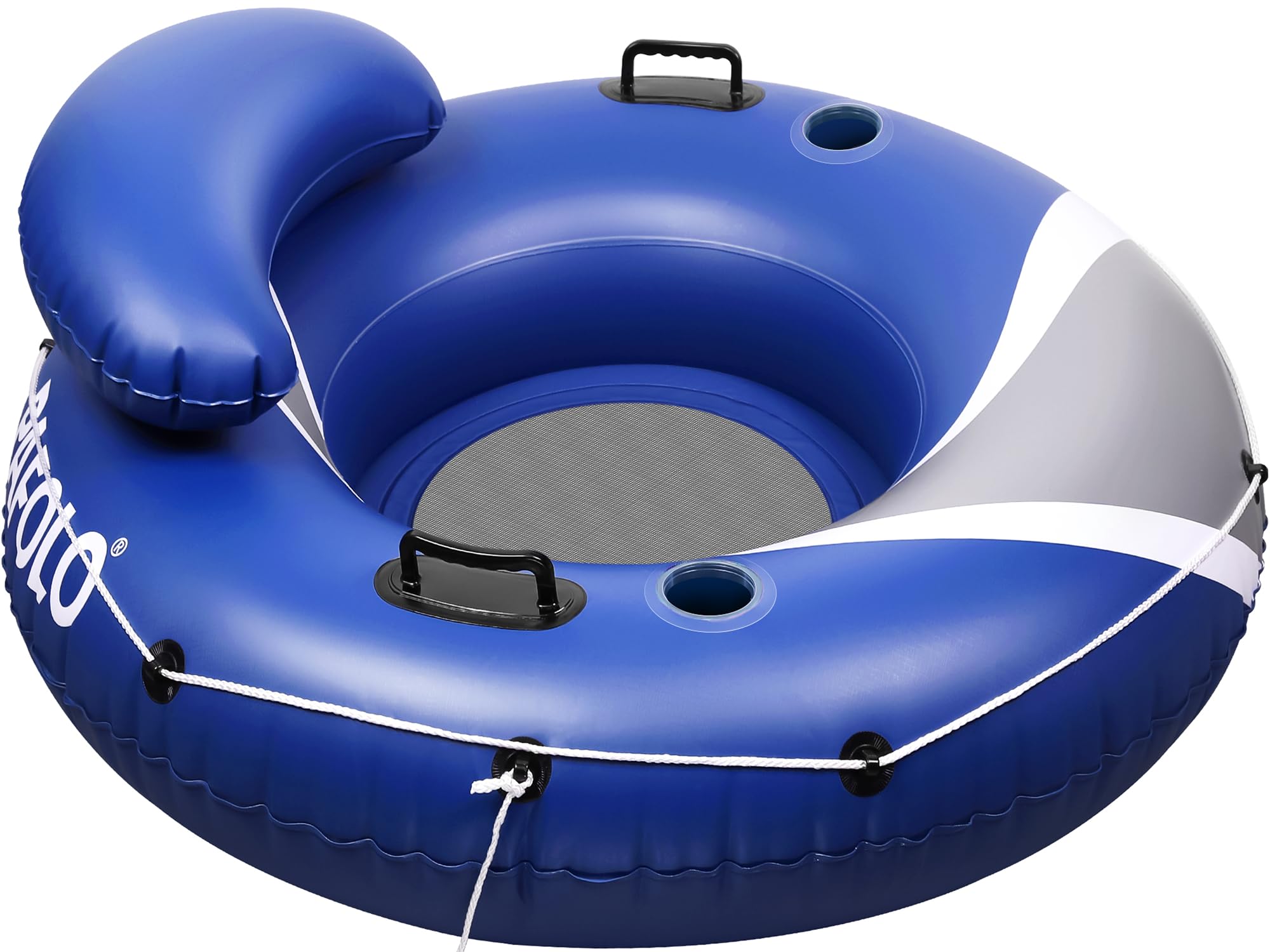 Pafolo river tube 53-inch circle inflated for spacious lounging on water