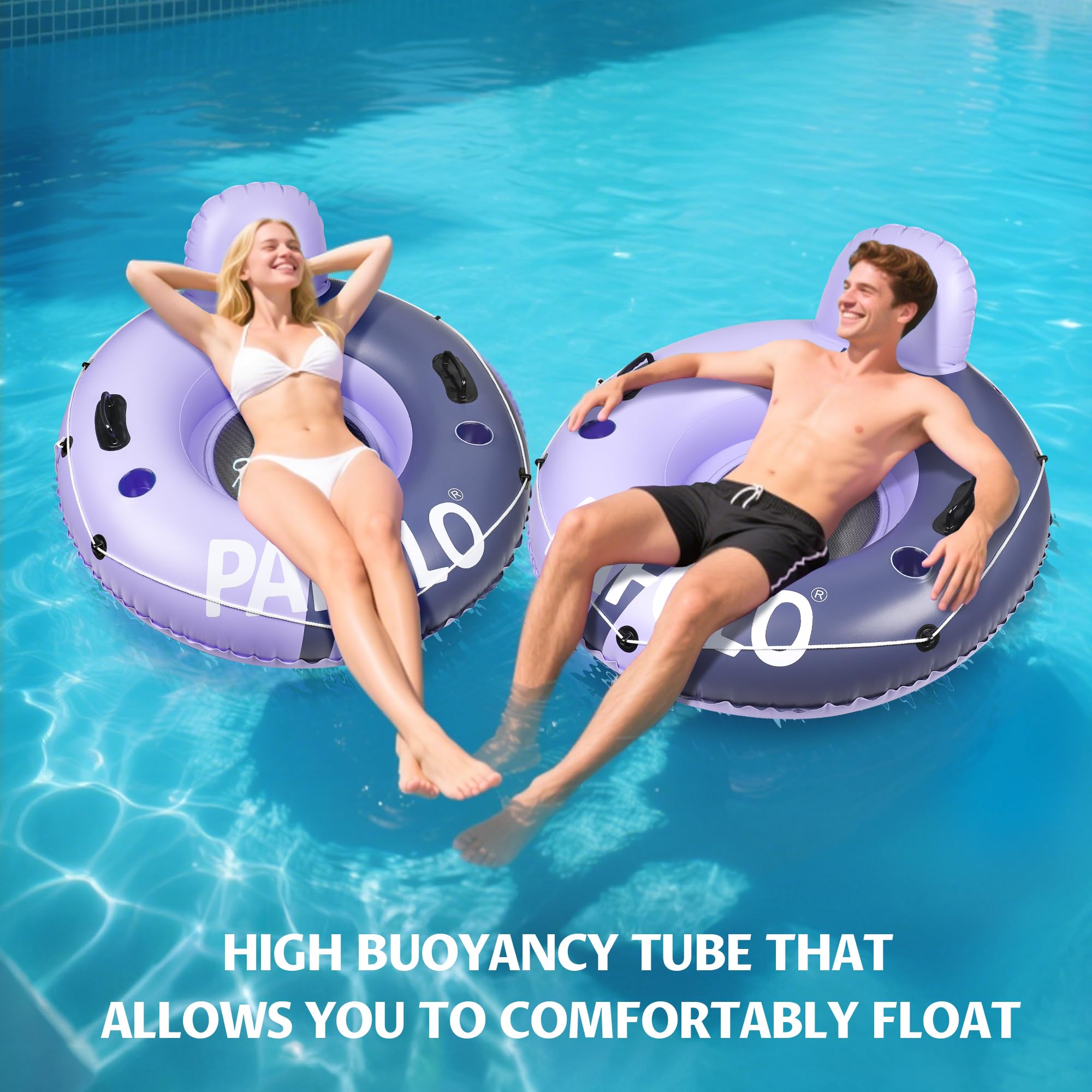 Pafolo river tube recommended for calm lakes and slow rivers.