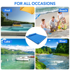 Pafolo textured non-slip surface boosts safety during water activities.
