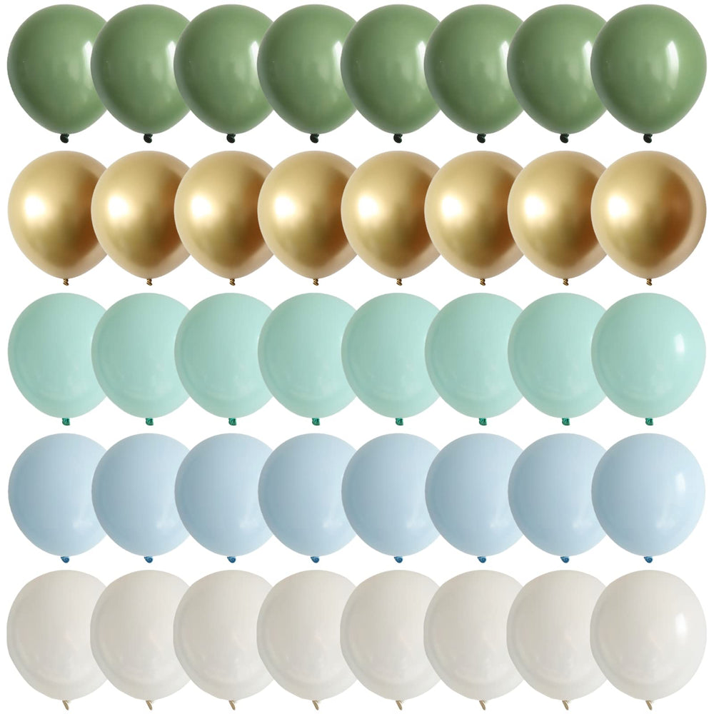 Pagicoday sage green balloons 10 inch for neutral baby shower decor