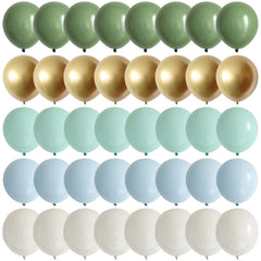Pagicoday sage green balloons 10 inch for neutral baby shower decor