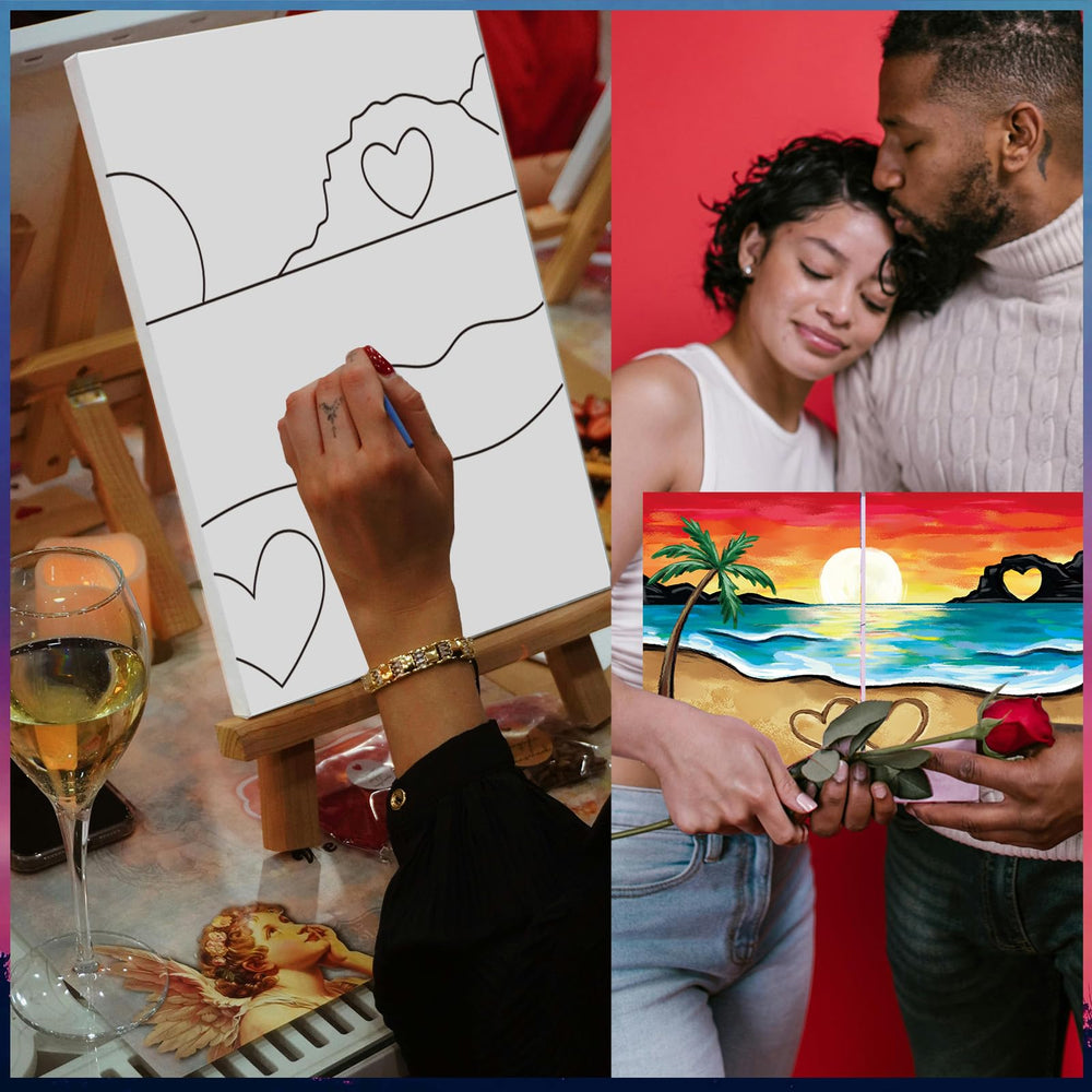 PAILIM portable painting kit ideal for sip-and-paint parties or at-home creativity