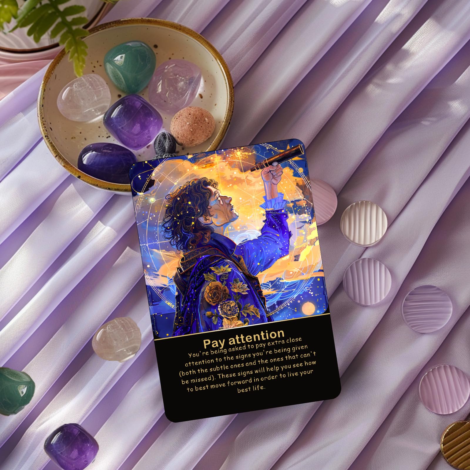 Pailing Akashic Oracle Cards clear karmic influences for clearer life choices.