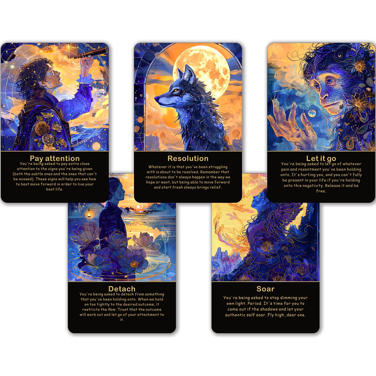 Pailing Akashic Oracle Cards for daily use and tarot-style readings.