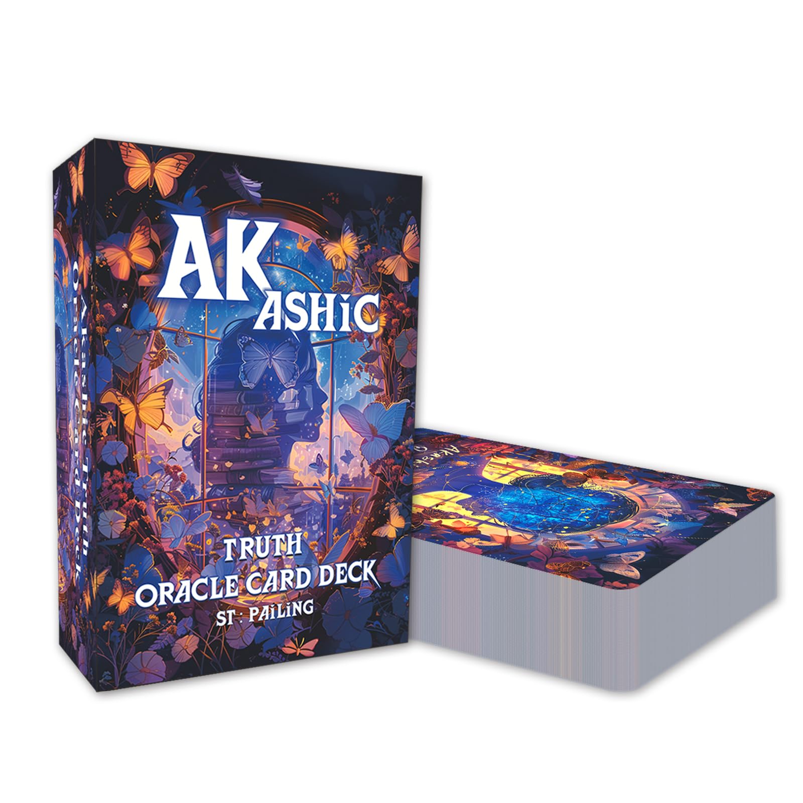 Pailing Akashic Oracle Cards packaging designed for gifting and storage.