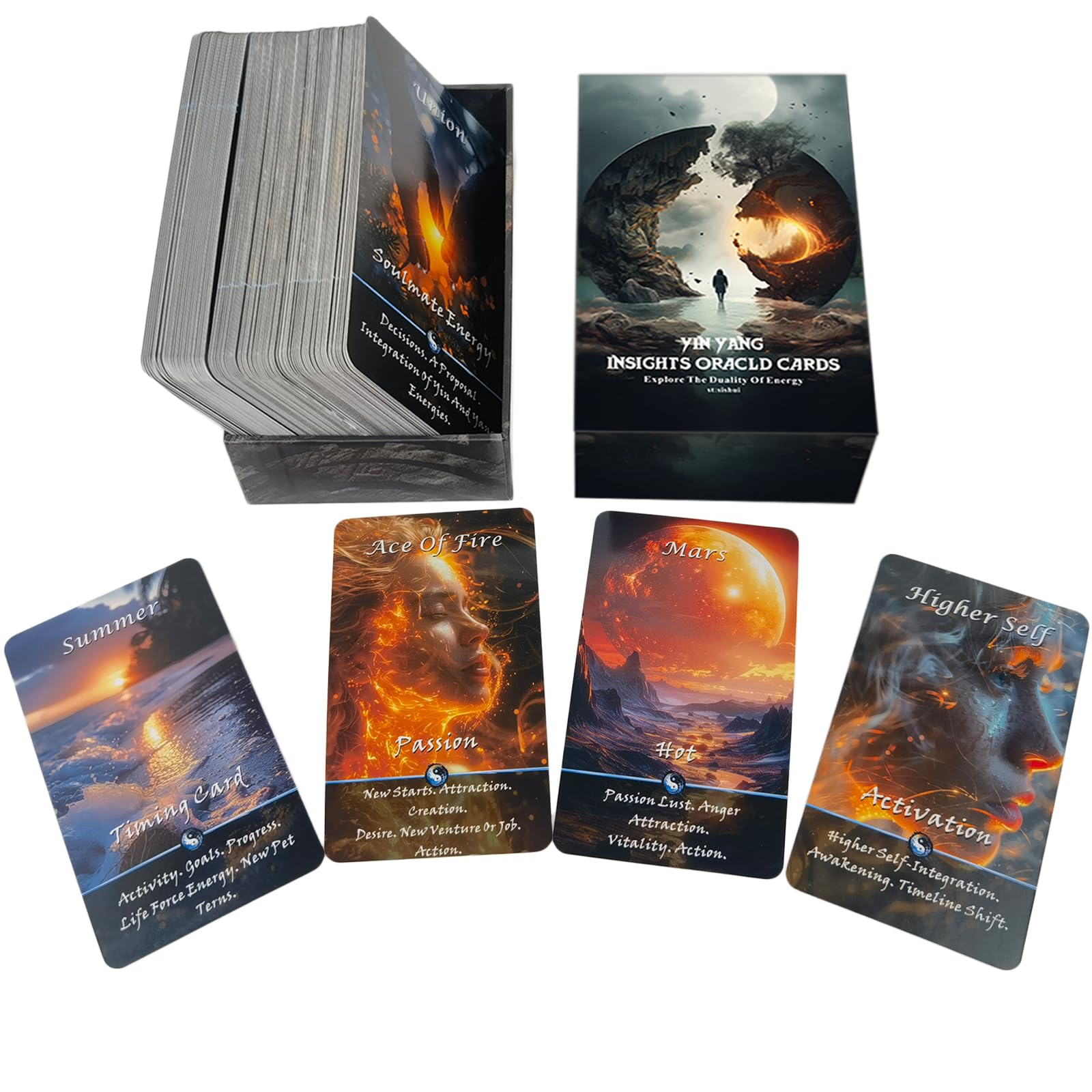 Pailing Yin-Yang Deck large-format card view for comfortable handling