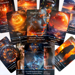 Pailing Yin-Yang Oracle Card closeup with detailed illustration for introspection