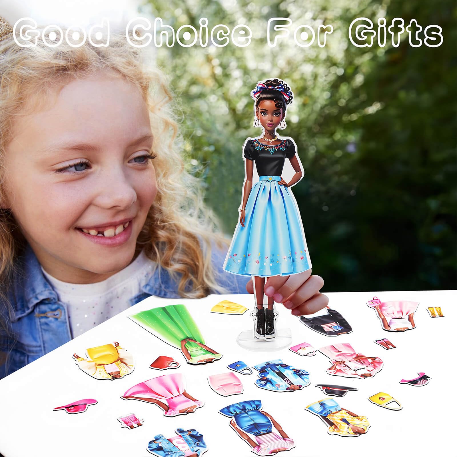 PainZieteg acrylic base holders keep dolls stable during display and play.