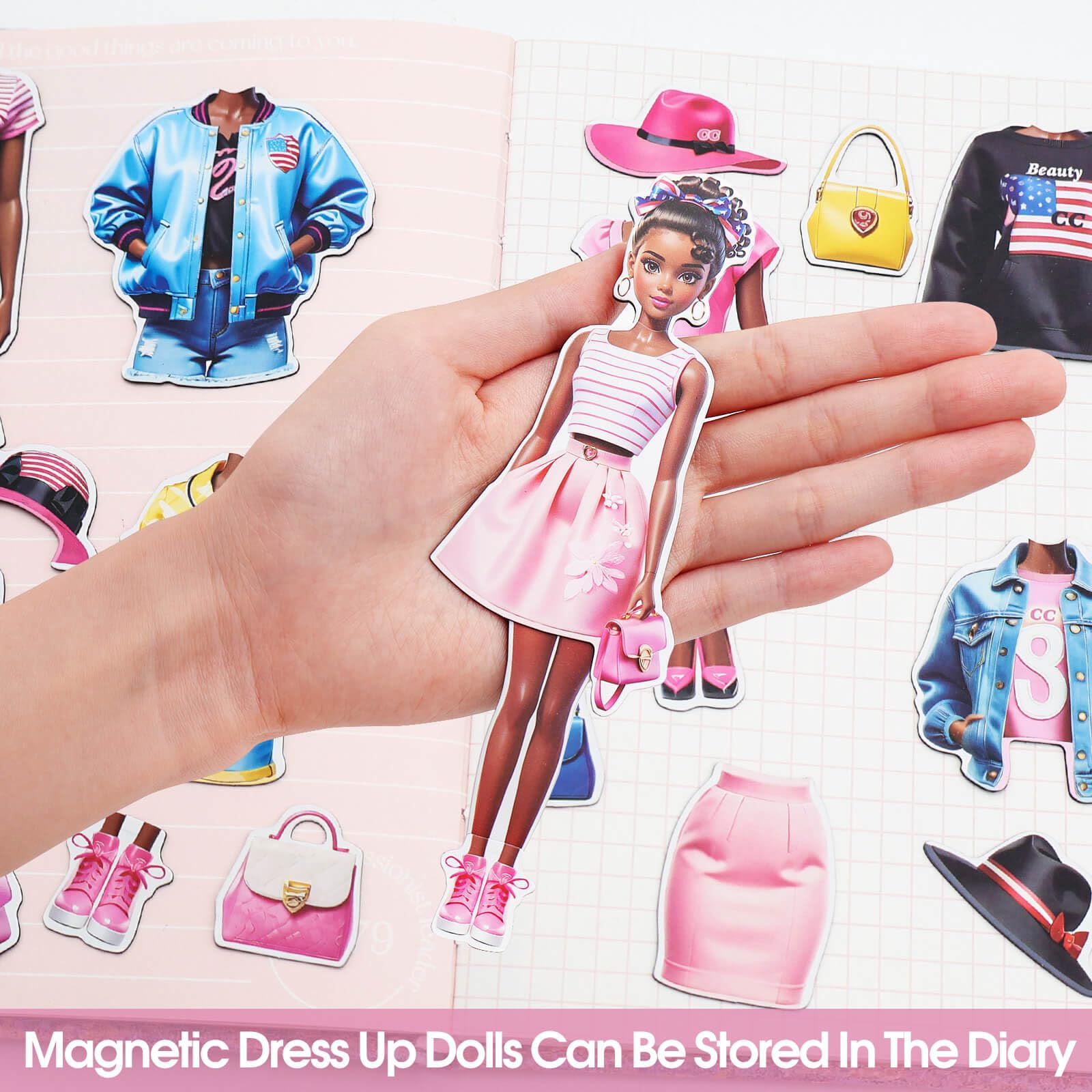 PainZieteg fosters imagination and fine motor skills through varied, magnetic outfit options.