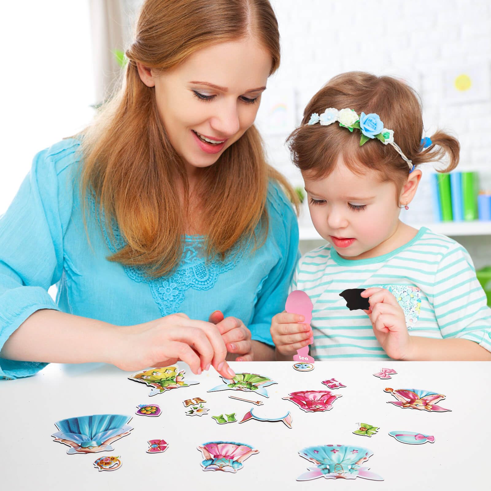 PainZieteg magnetic dress up doll outfits pack for creative looks