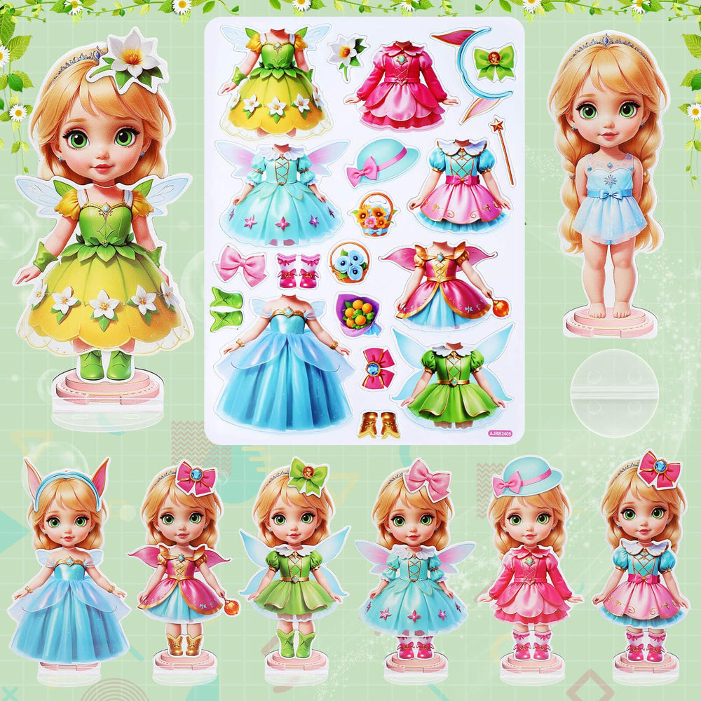 PainZieteg magnetic dress up doll stand for imaginative play