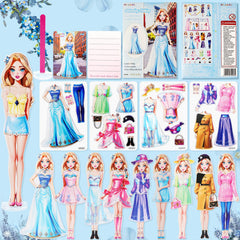 PainZieteg Magnetic Dress Up Dolls doll sparks imaginative play and fashion mix-and-match
