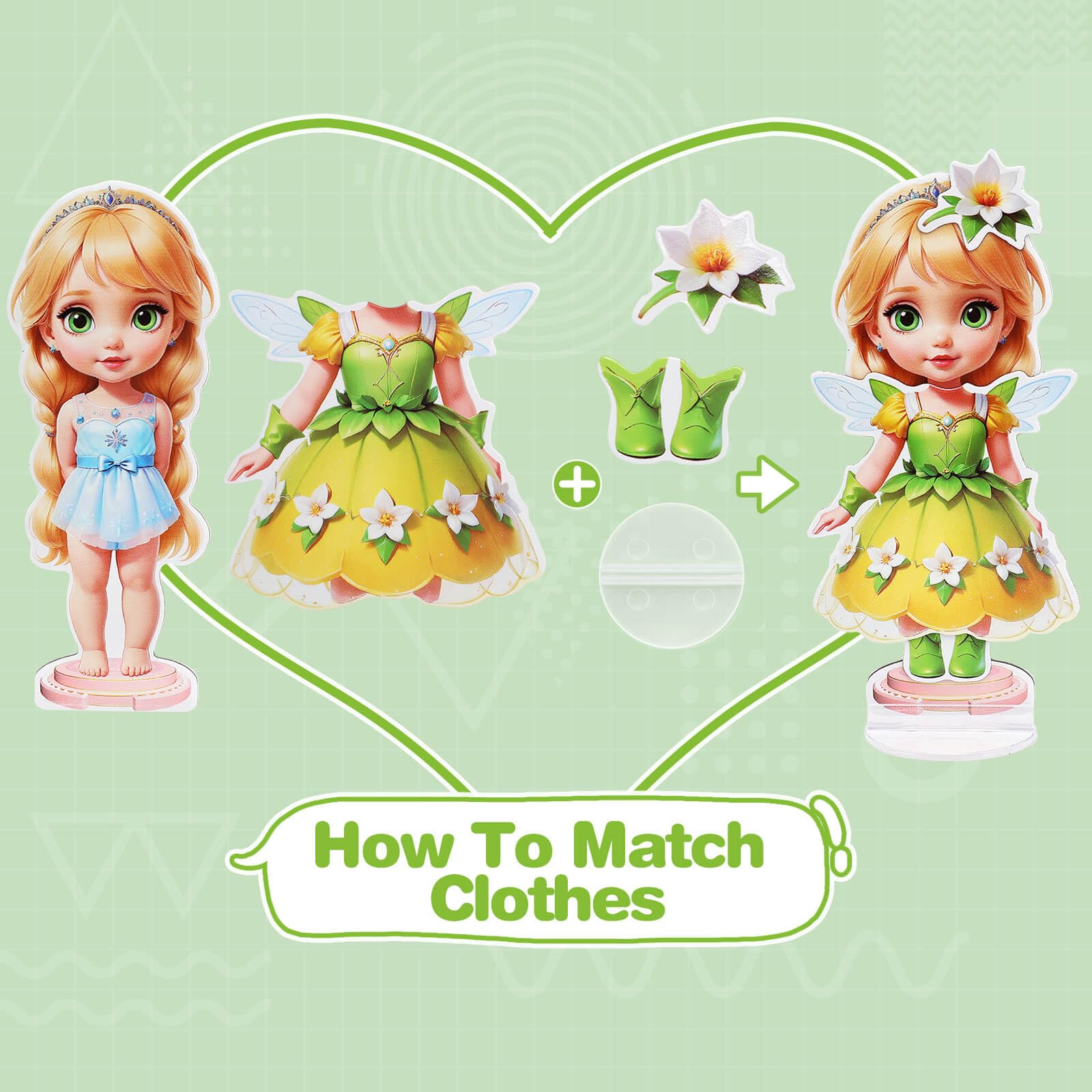 PainZieteg princess dress up playset for interactive fun