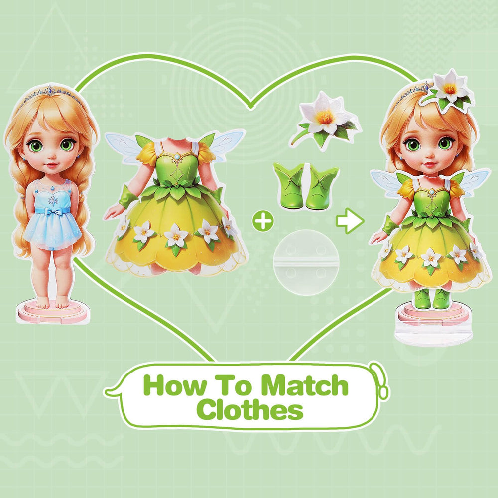 PainZieteg princess dress up playset for interactive fun