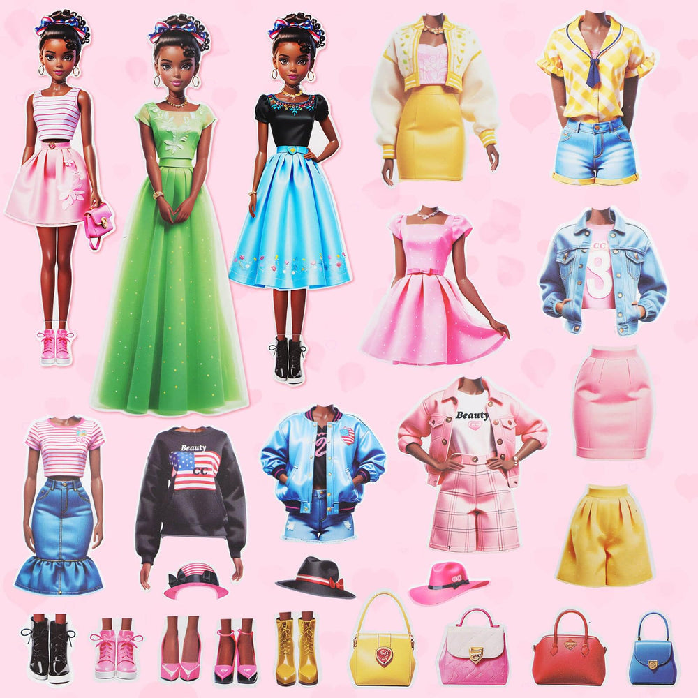 PainZieteg princess-themed outfits encourage fashion sense through safe, interactive play.