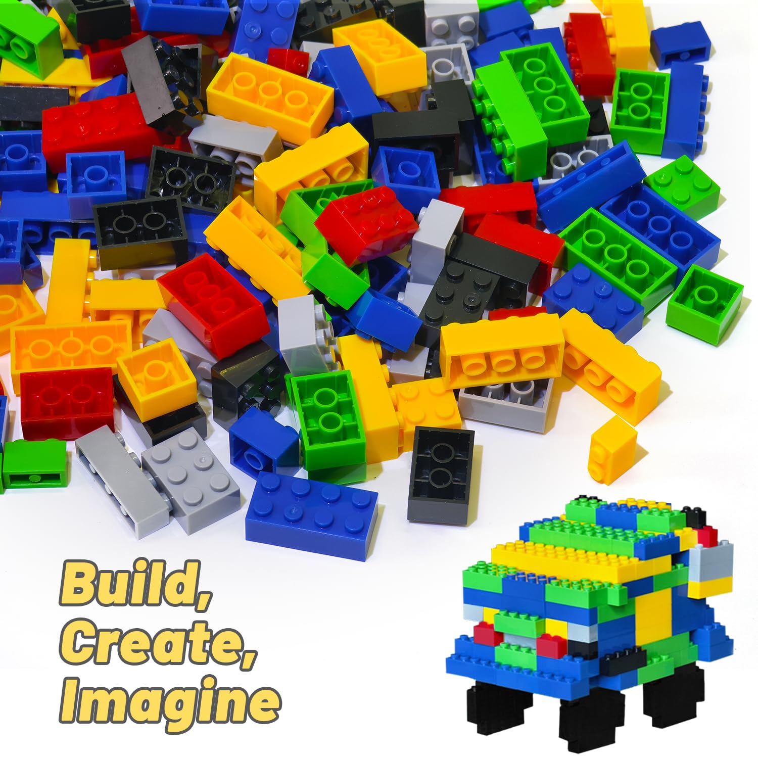Pairez Toys six-color palette fuels imaginative play with vibrant brick options.
