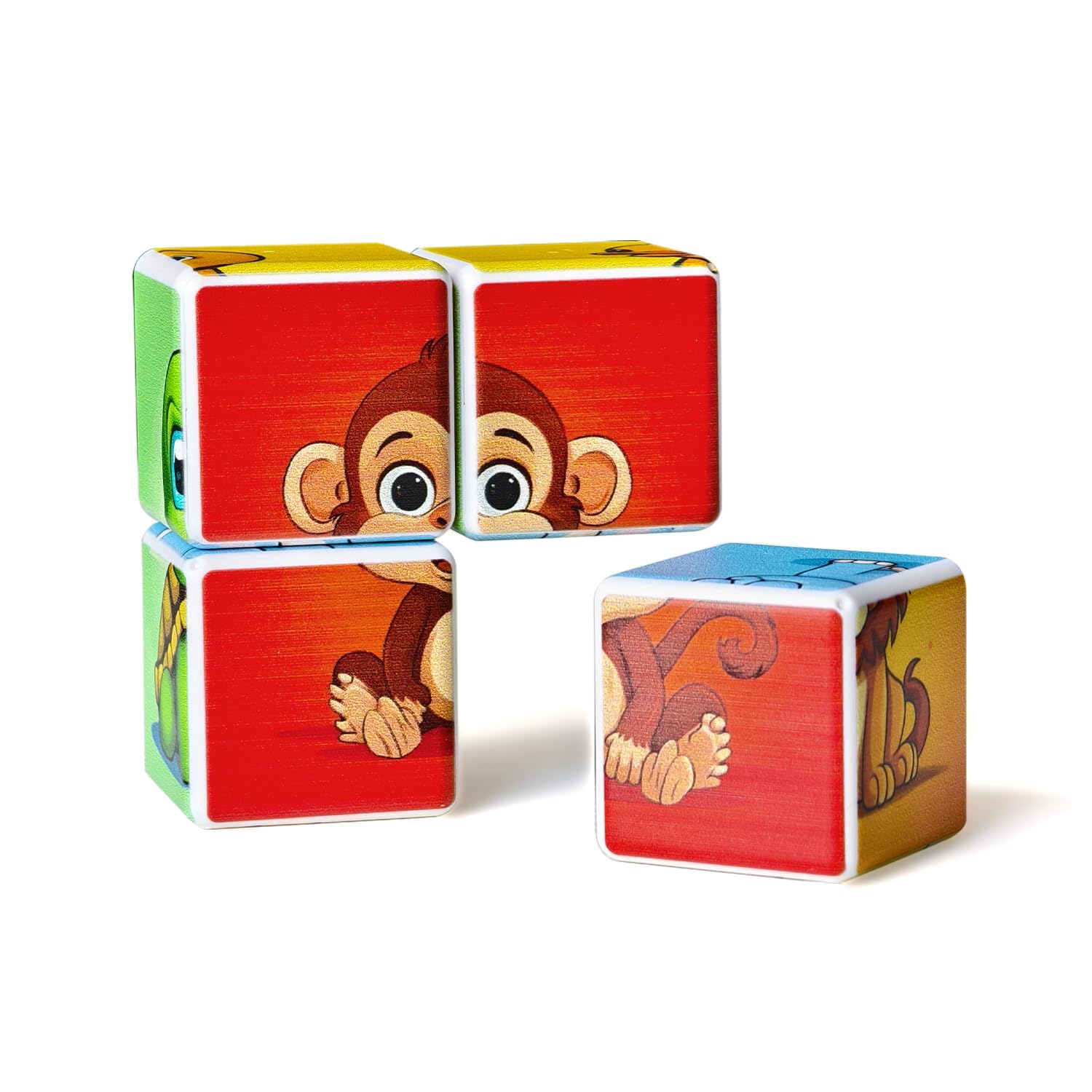 Pairez Toys 3D magnetic cubic jigsaw safe rounded corners prevent sharp edges.