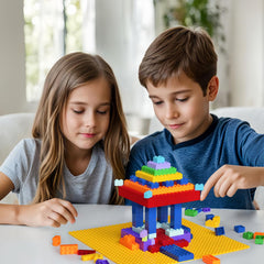 Pairez Toys Classic Baseplate 32x32 compatibility with major bricks enhances expansion potential.