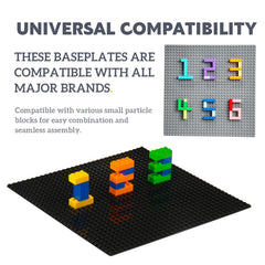 Pairez Toys Classic Baseplates 10x10 white for bright landscapes and imaginative displays.