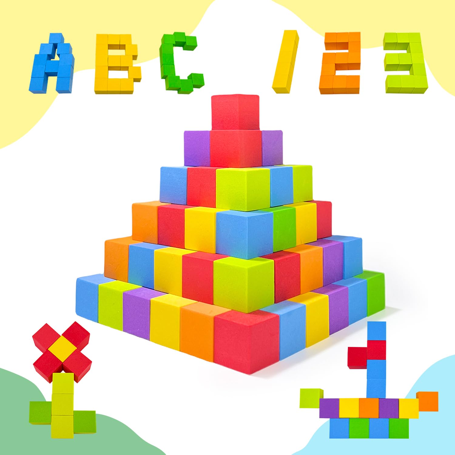 These Pairez Toys blocks support color recognition activities and classroom learning.