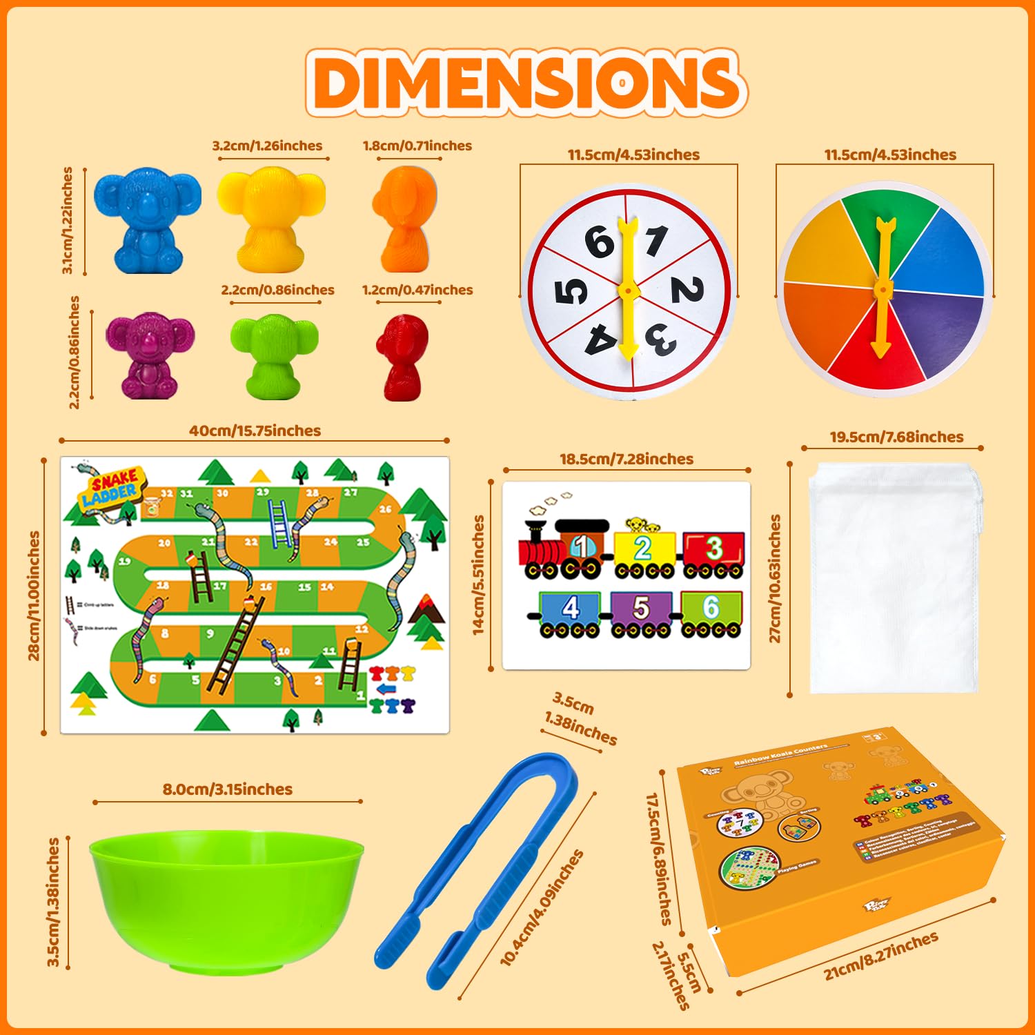 Pairez Toys koala turnables invite interactive counting and matching games.