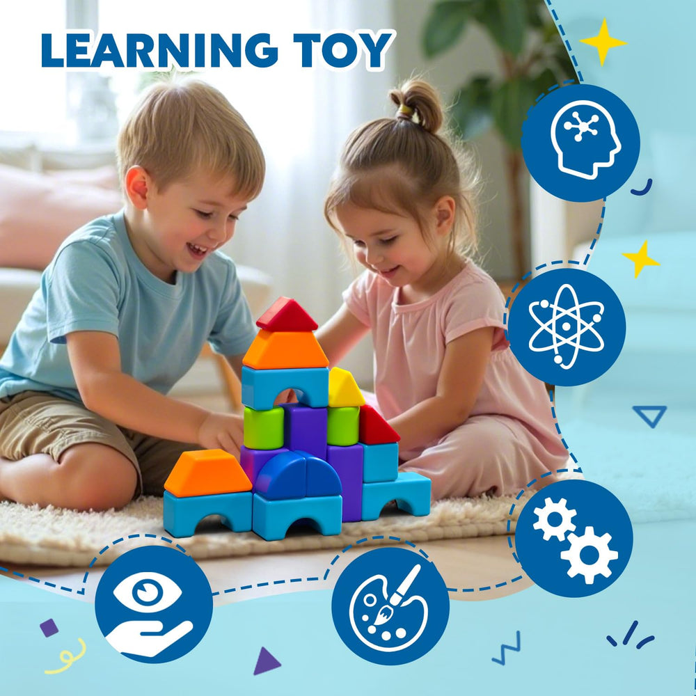 Pairez Toys durable BPA-free ABS blocks resist daily drops and bumps.
