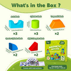 Pairez Toys magnetic block in hand promotes grip, coordination and safe play.