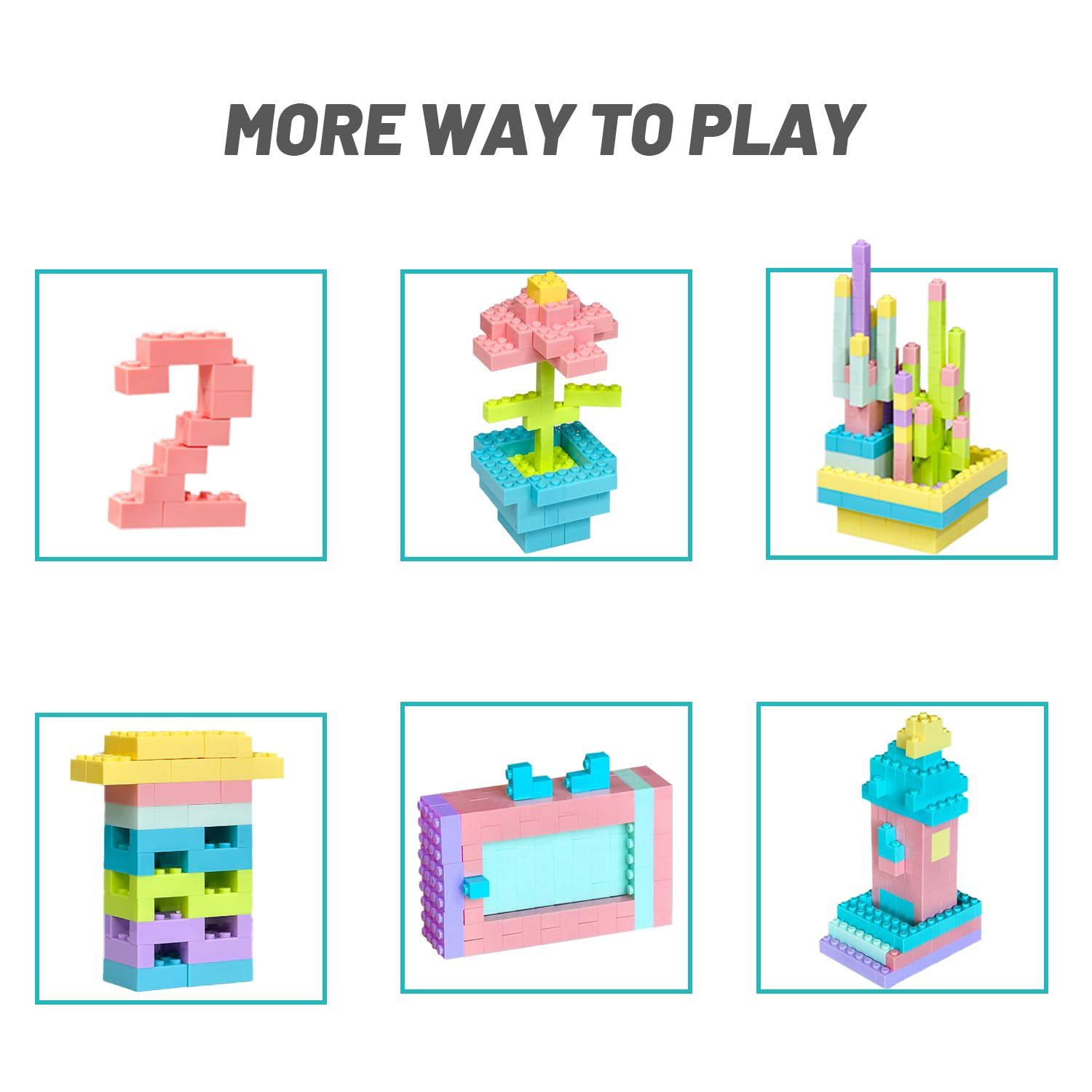 Pairez Toys pastel color palette inspires themed scenes and imaginative projects