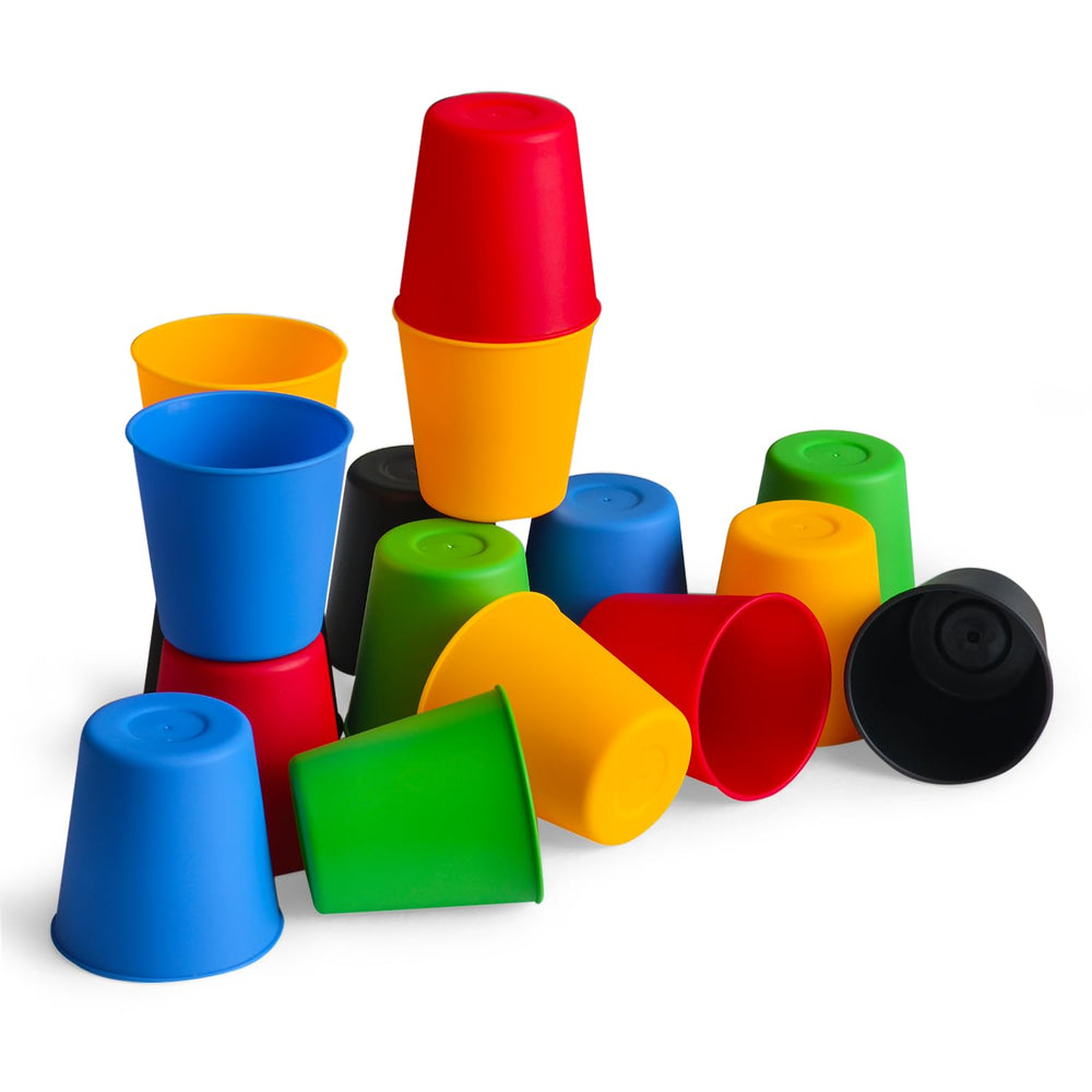 Pairez Toys Durable plastic cups promise long-lasting use through many games.