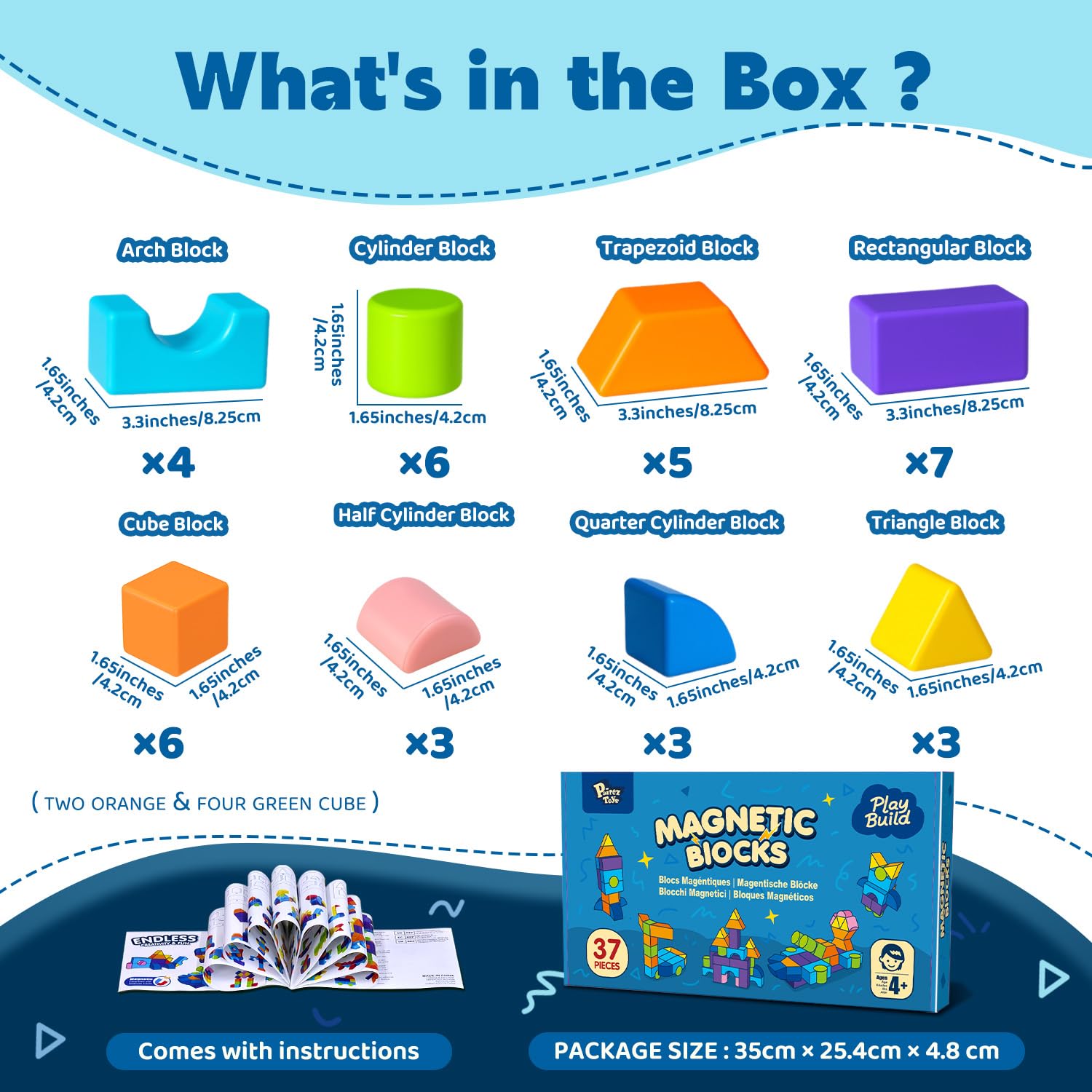 Pairez Toys sealed magnets provide safe grip-friendly blocks during creative exploration.