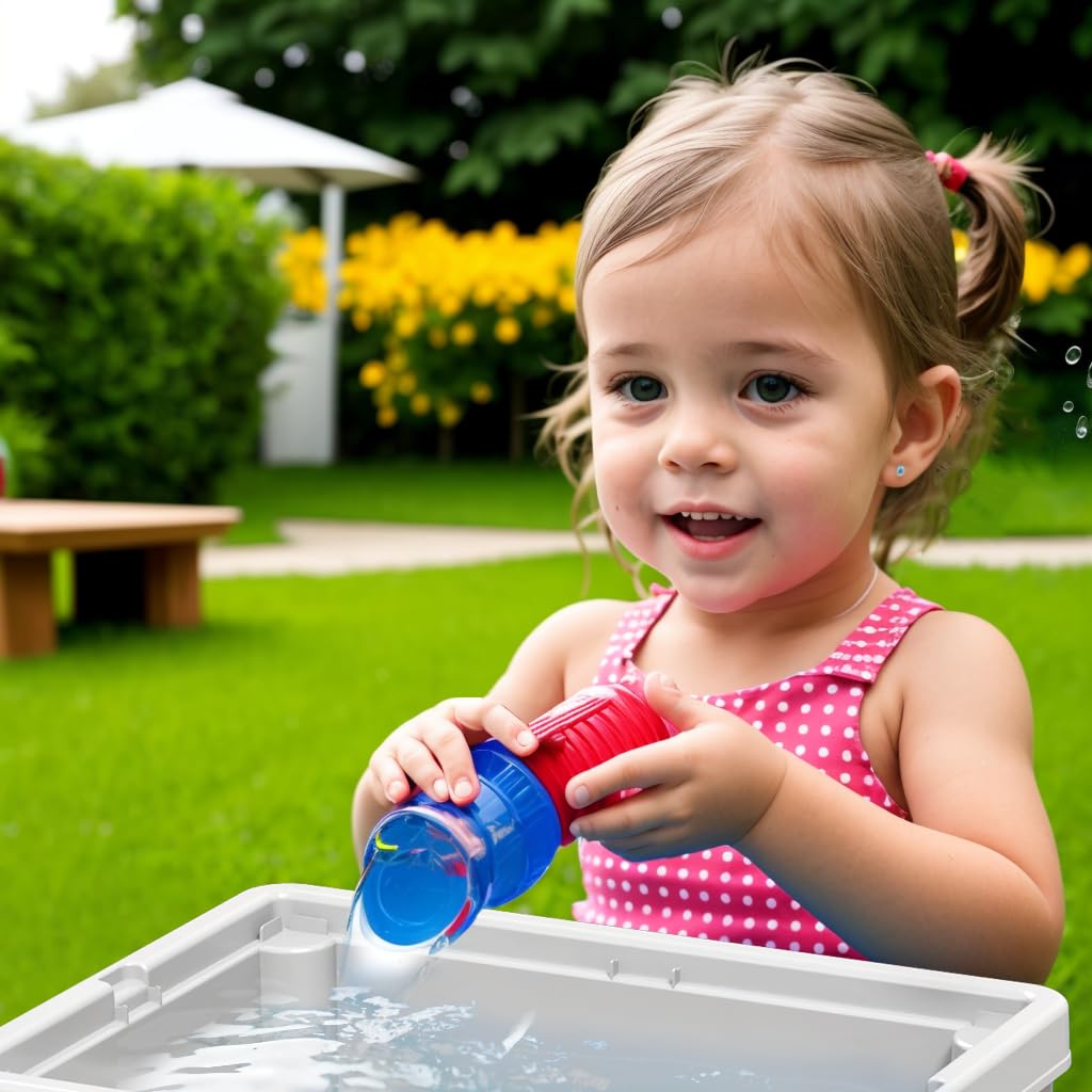 Pairez Toys small activity table indoors-outdoors use enables flexible play.