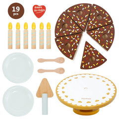PairPear cake slices encourage sharing and cooperative imaginative play.