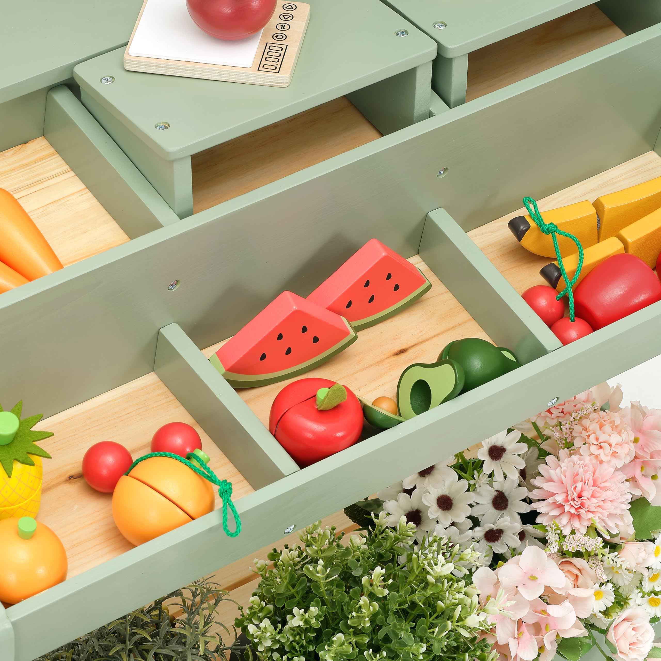 PairPear play food and vegetables engage kids during mud adventures.