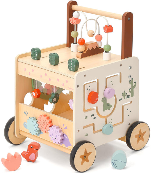 PairPear walker dinosaur world highlights six sensory games for exploration