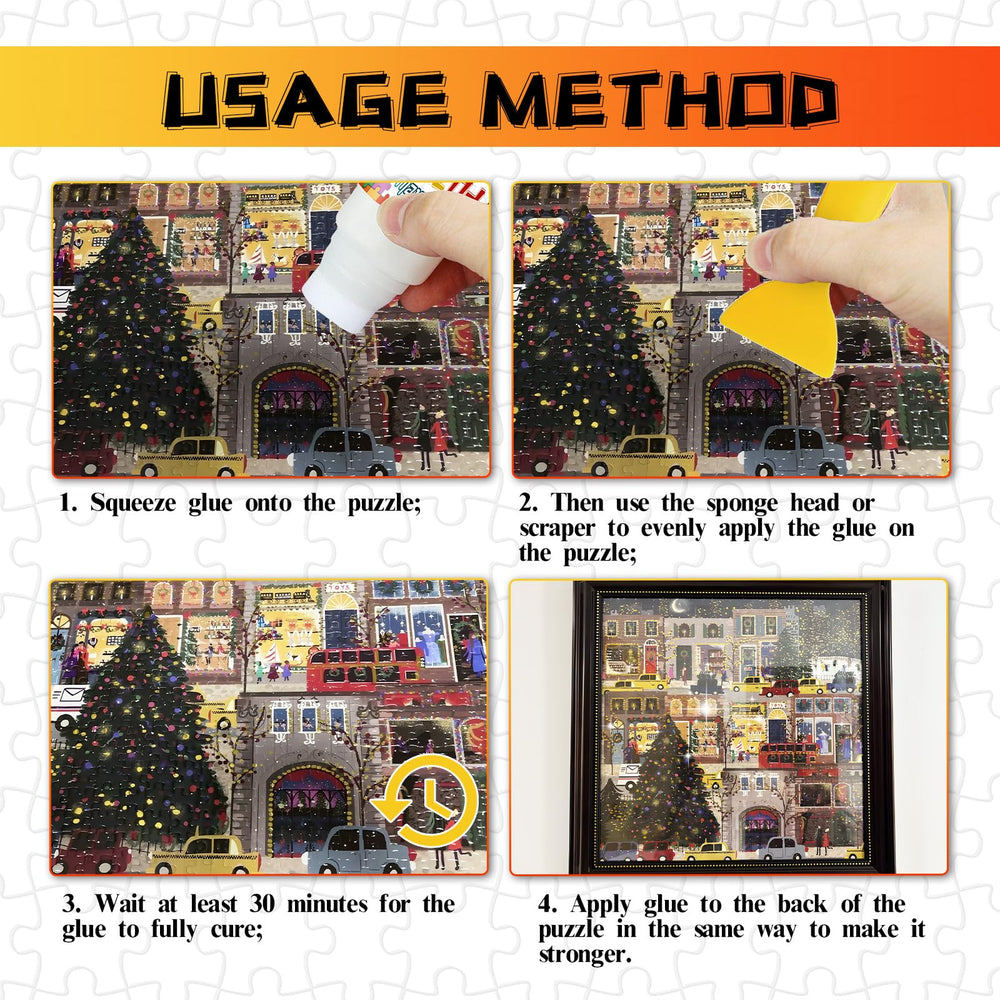 Paistely puzzle glue non-toxic formula ensures safe use by families.