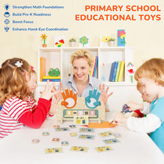 Paisure 2-in-1 Montessori toys storage bag makes on-the-go learning easy.