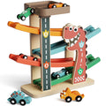 Paisure car ramp with large parking lot boosts toddler coordination.