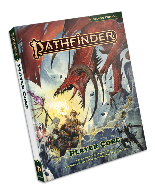 Paizo Pathfinder Player Core Remaster hardcover cover, durable for long sessions and quick rule lookups