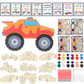 Pajean race car wood cards ready for painting and gifting