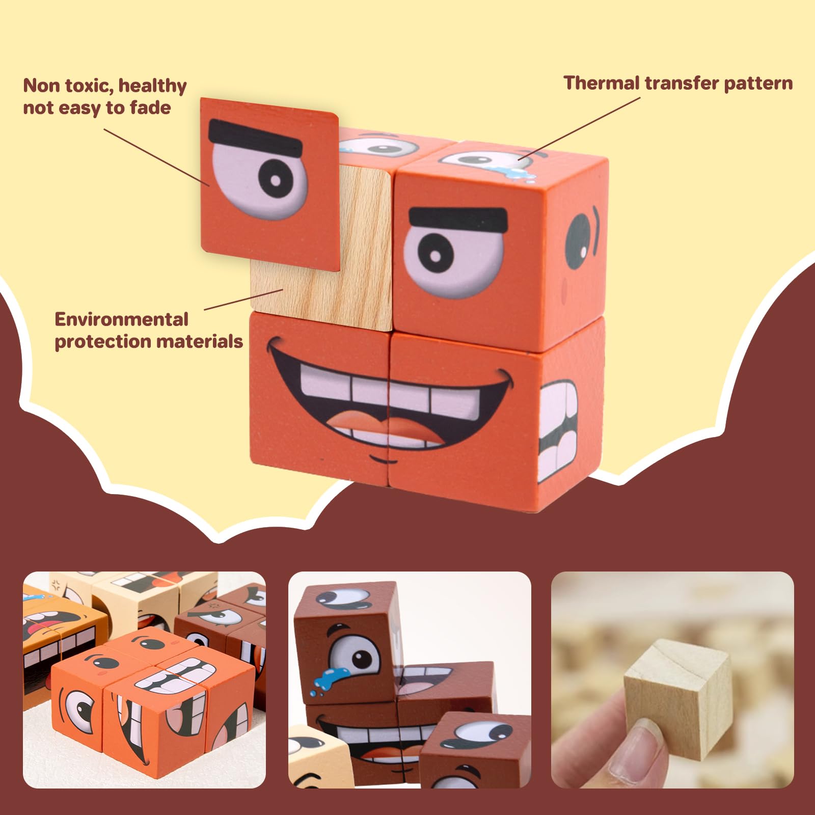 Pajojoqa Face Blocks color pattern; learn patterns while building matching faces.
