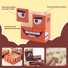 Pajojoqa Face Blocks color pattern; learn patterns while building matching faces.