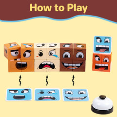 Pajojoqa Face Blocks two-player match; quick rounds boost focus and friendly competition.