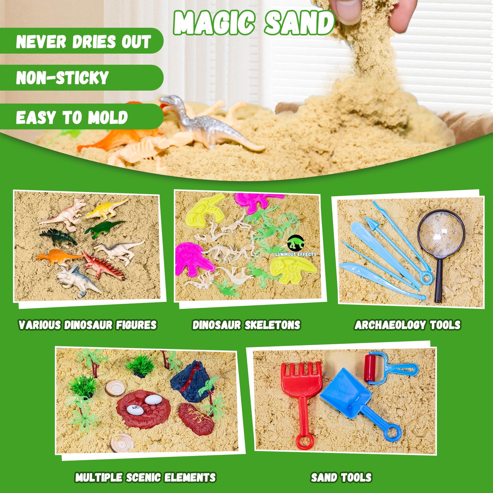 Pakimio dinosaur figures set enhances pretend play and storytelling