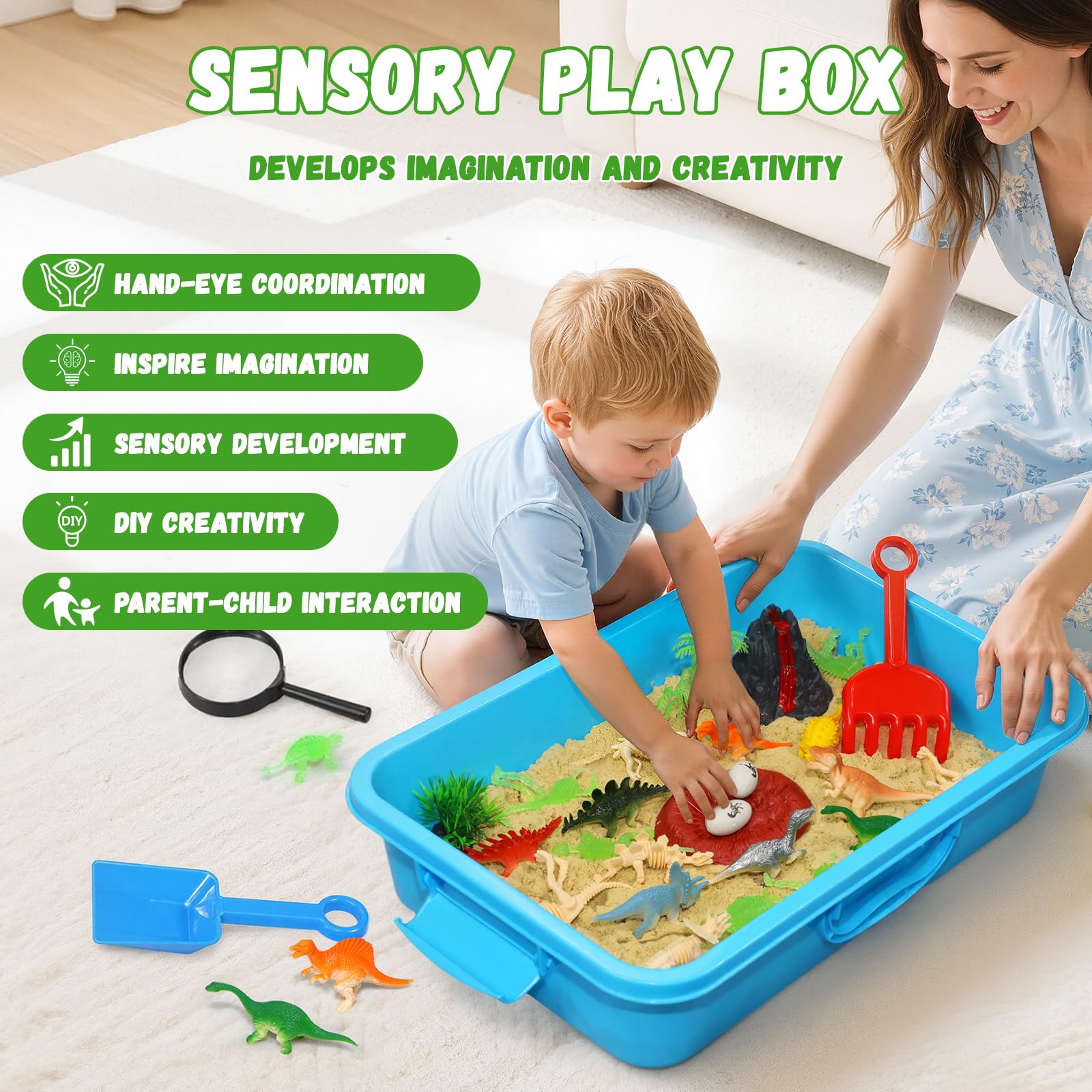 Pakimio dinosaur skeletons set supports early science exploration